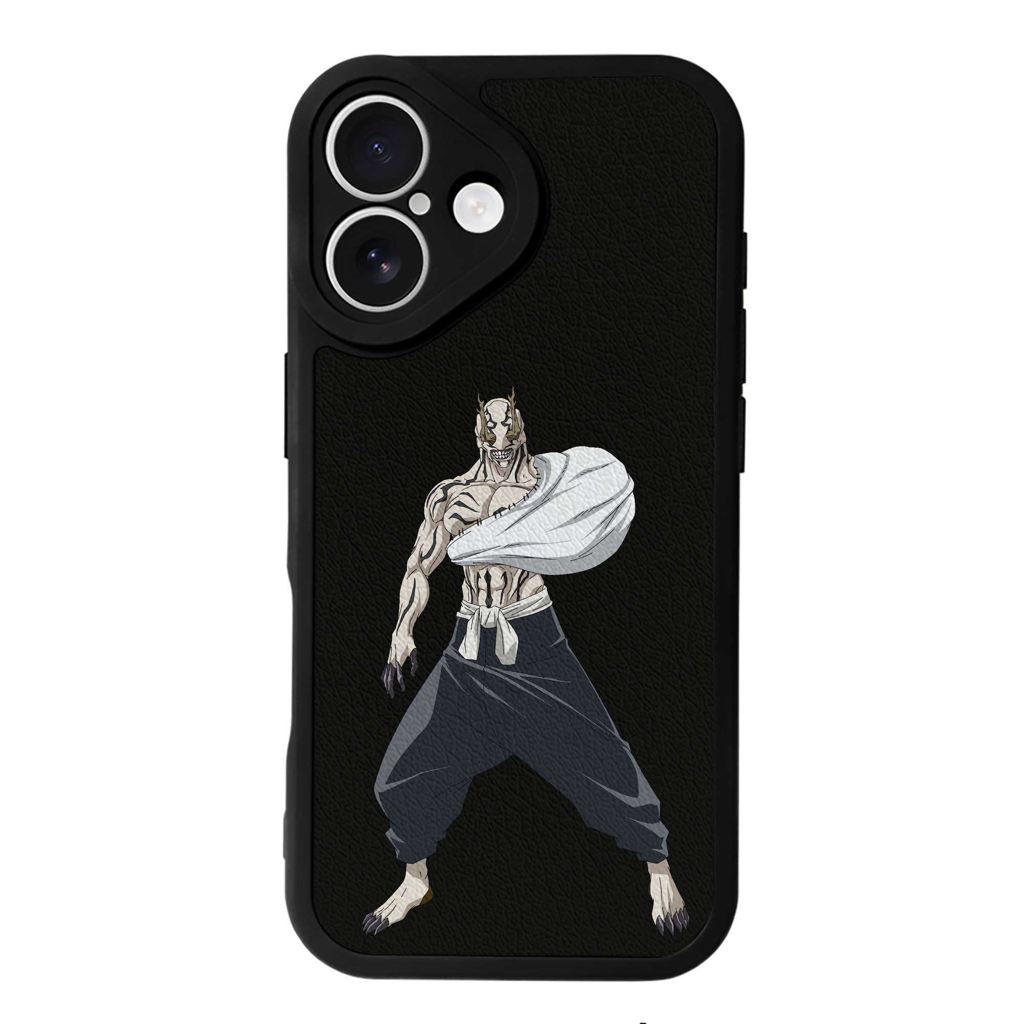 （画像用） 呪術廻戦 Jujutsu Kaisen 【iPhone 16シリーズ対応】シリコンスマホケース（レザー調） 材質：シリコン